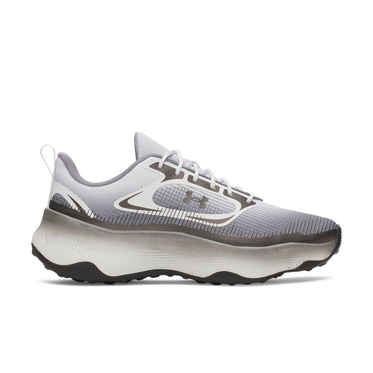 Under Armour Pulse "Halo Grey/Titan Grey/Metallic Black" Men's Running Shoe - GREY/GREY/BLACK